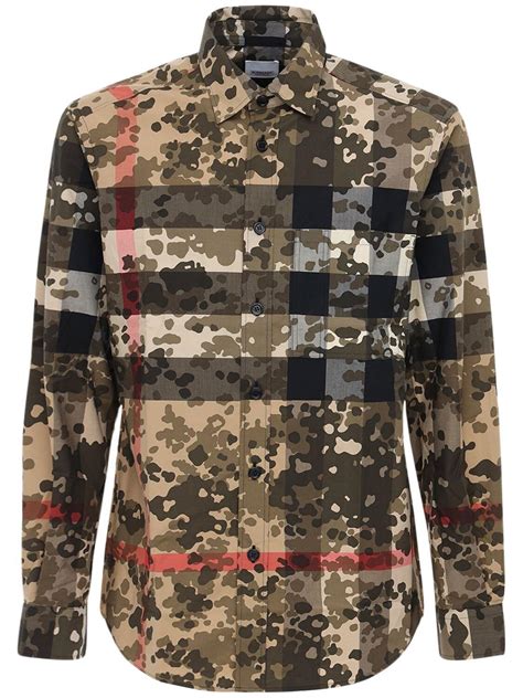 burberry camouflage shirt.